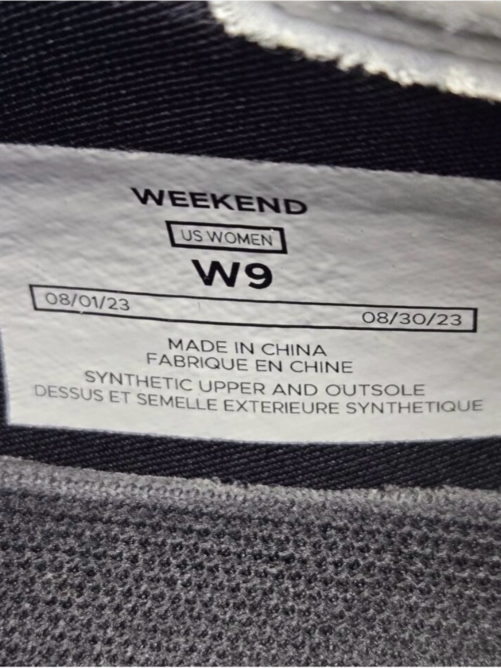 Vessi Weekend Sneaker Size 9 - Picture 6 of 7